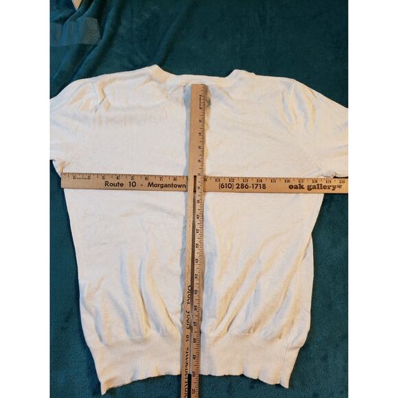 Kirra Cardigan Sweater Womens Large Beige Long Sleeve Button Up Cashmere Blend - Picture 8 of 9